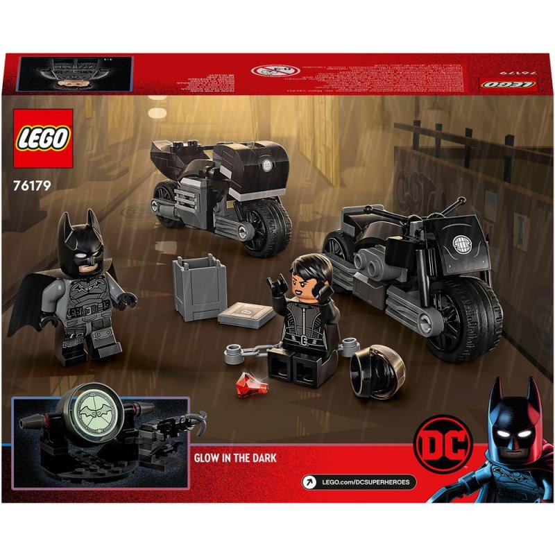 LEGO® DC 76179 Honička na motorce Batmana a Seliny Kyle