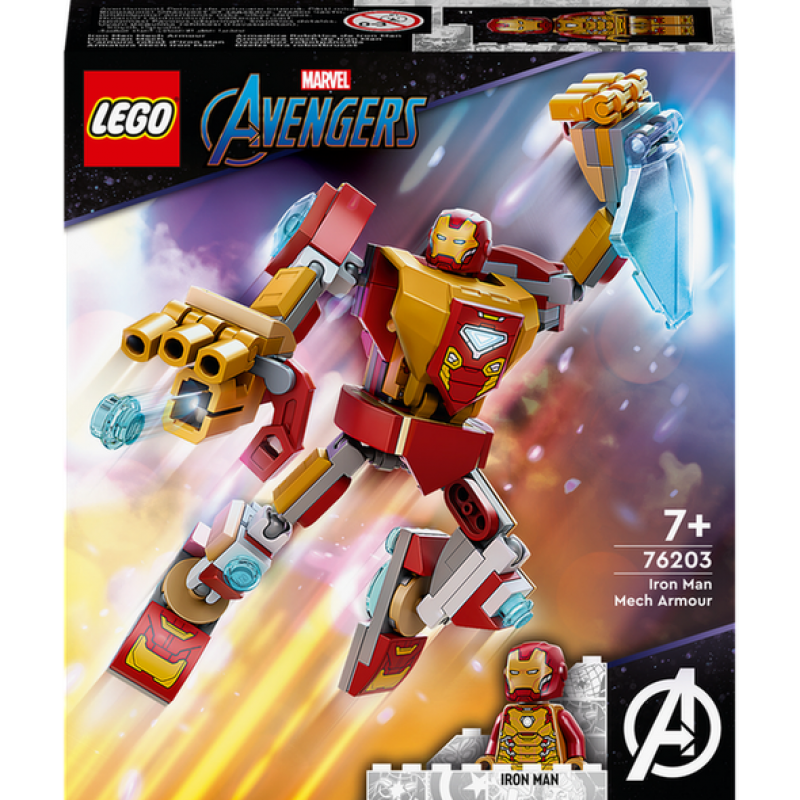 LEGO® Marvel 76203 Iron Manovo robotické brnění