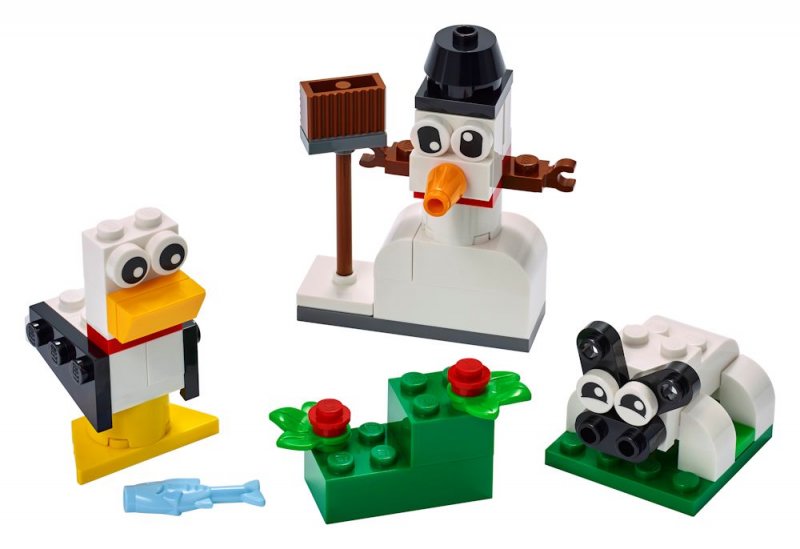 LEGO® Classic 11012 Bílé kreativní kostky