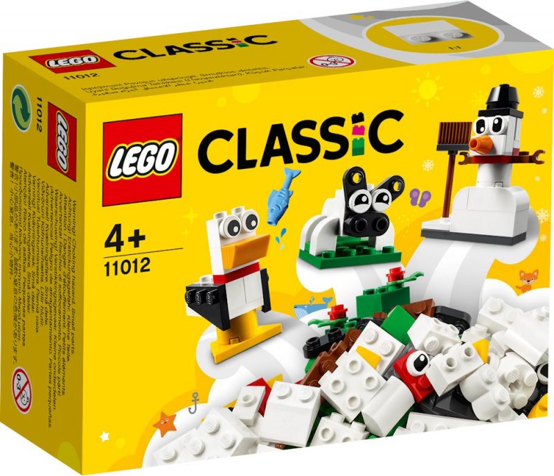 LEGO® Classic 11012 Bílé kreativní kostky