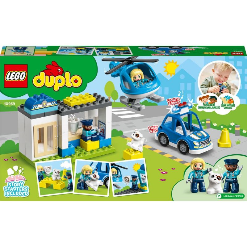 LEGO® DUPLO® 10959 Policejní stanice a vrtulník