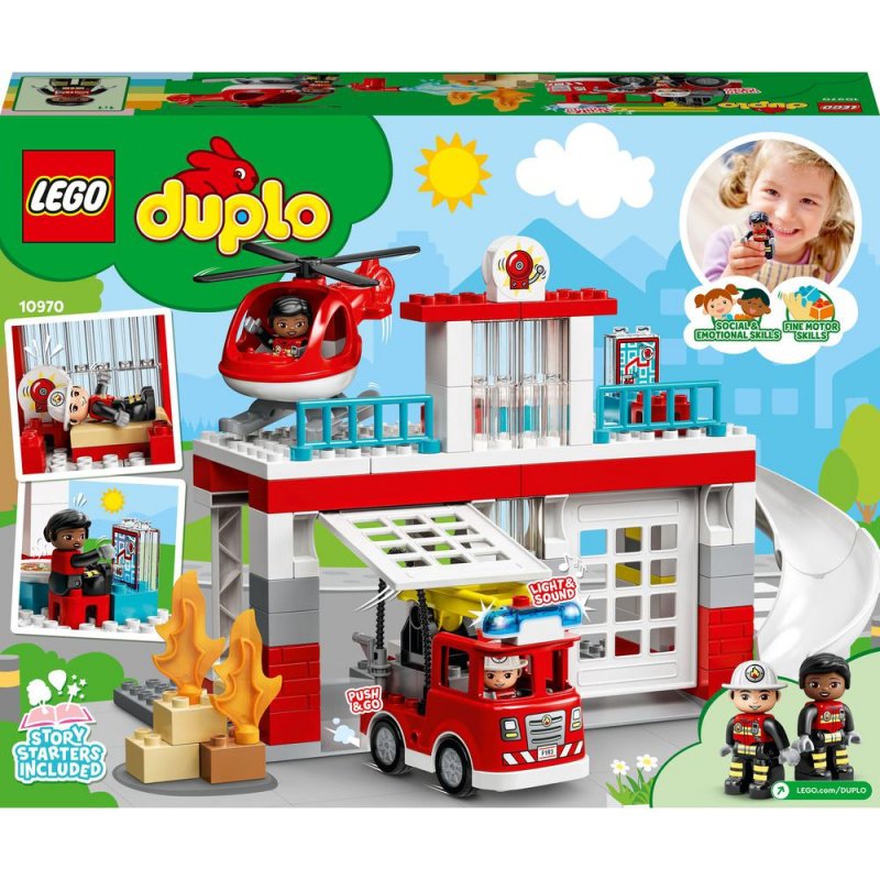 LEGO® DUPLO® 10970 Hasičská stanice a vrtulník