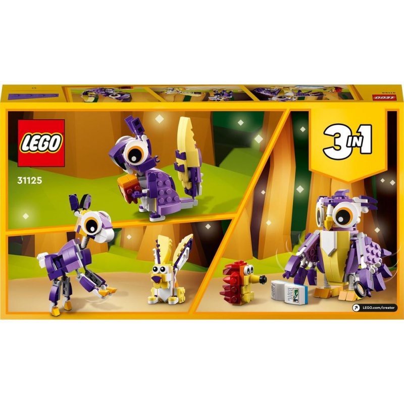 LEGO® Creator 31125 Zvířátka z kouzelného lesa