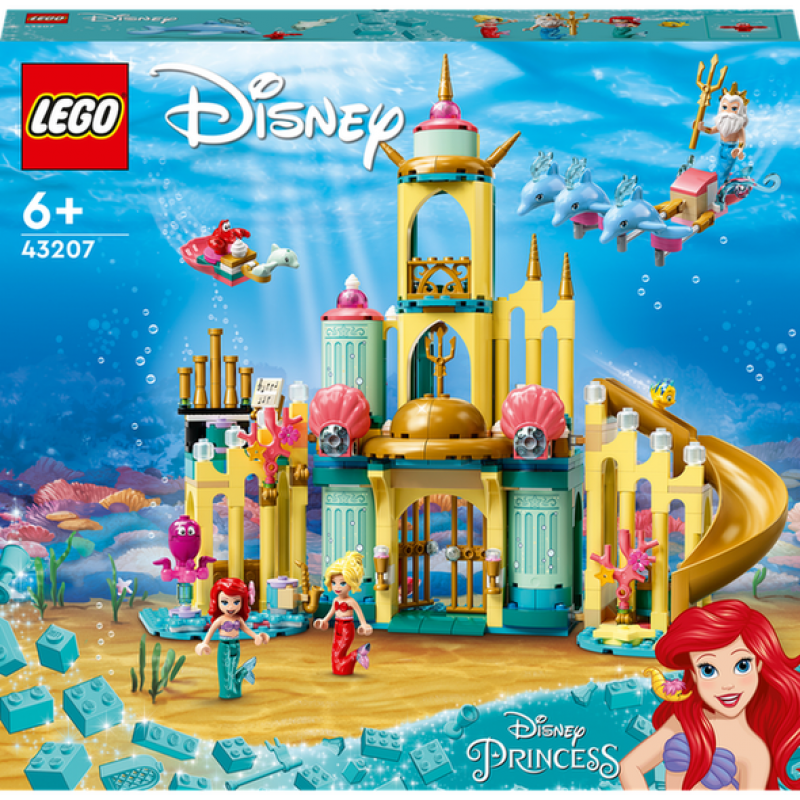 LEGO® │ Disney 43207 Arielin podvodní palác