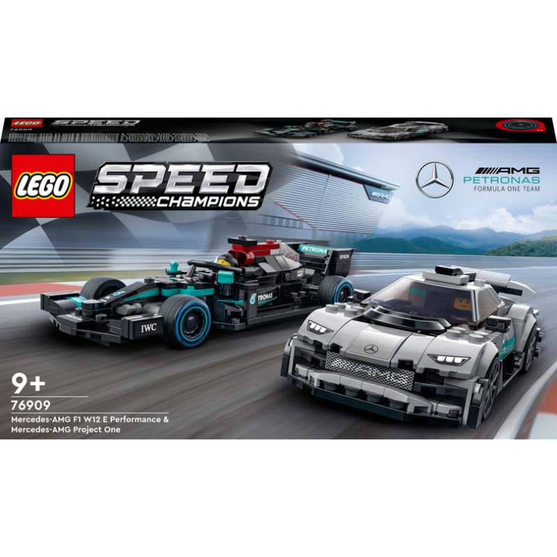 LEGO® Speed Champions 76909 Mercedes-AMG F1 W12 E Performance a Mercedes-AMG Project One