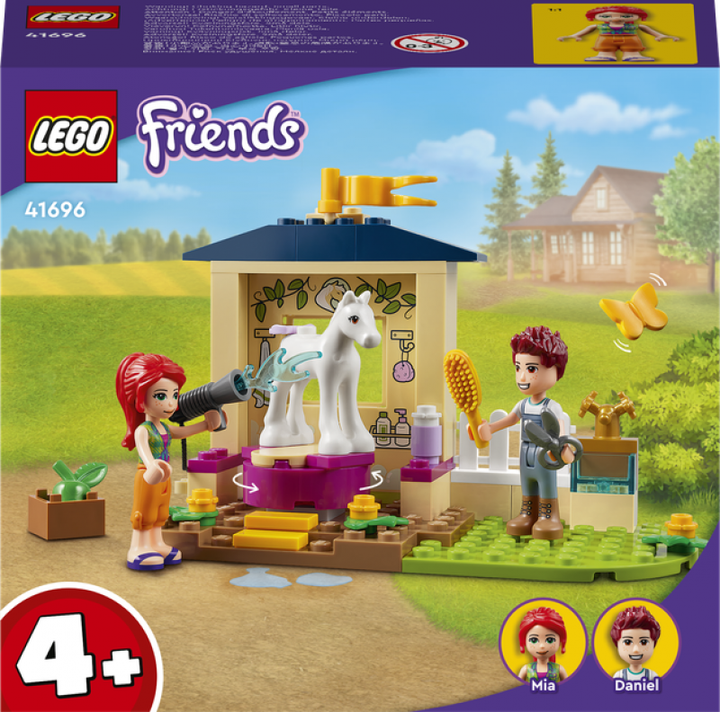 LEGO® Friends 41696 Čištění poníka ve stáji