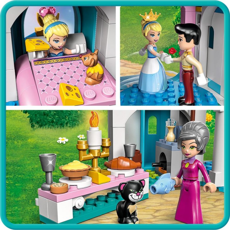 LEGO® │ Disney 43206 Zámek Popelky a krásného prince