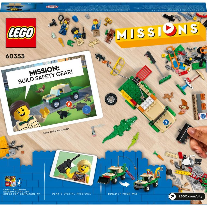 LEGO® City 60353 Záchranné mise v divočině