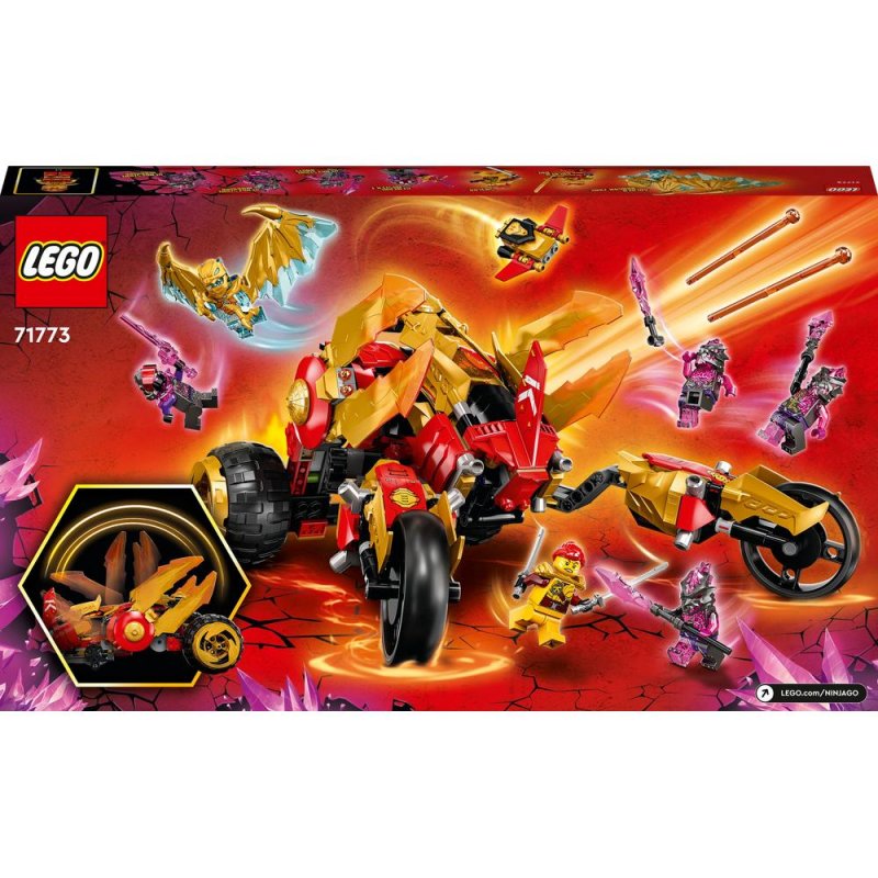 LEGO® NINJAGO® 71773 Kaiova zlatá dračí čtyřkolka