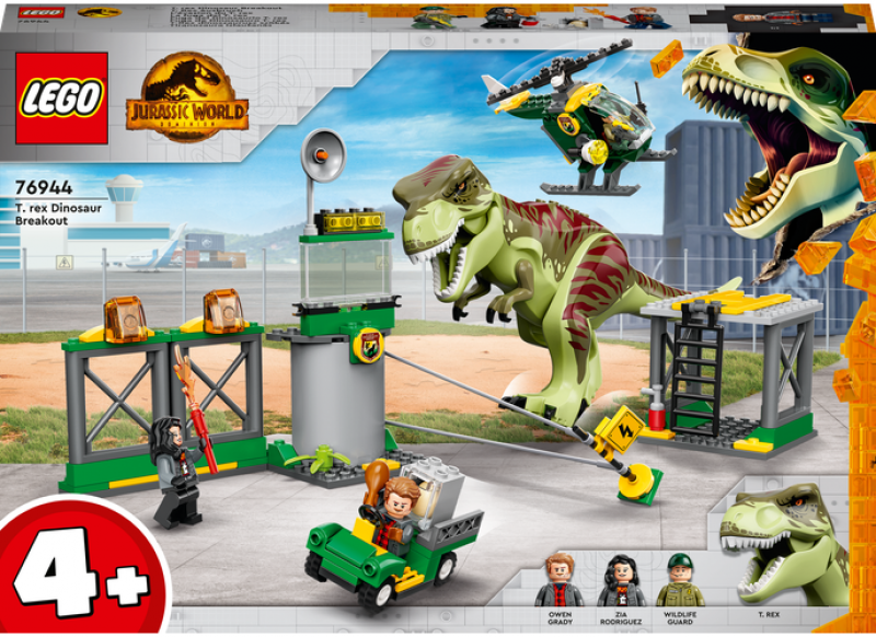 LEGO® Jurassic World™ 76944 Útěk T-rexe