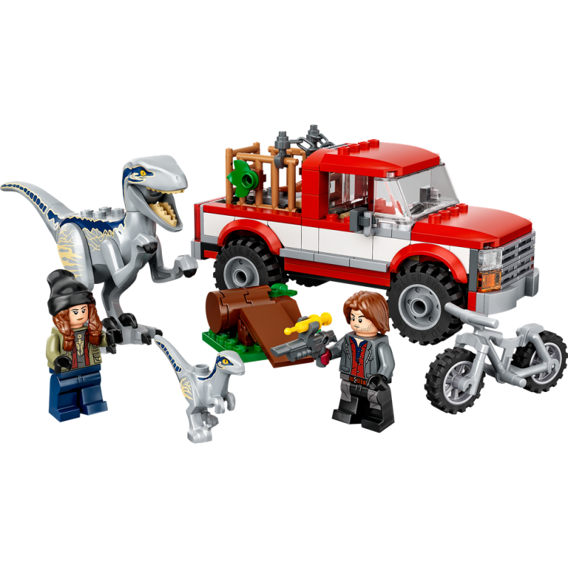 LEGO® Jurassic World™ 76946 Odchyt velociraptorů Blue a Bety