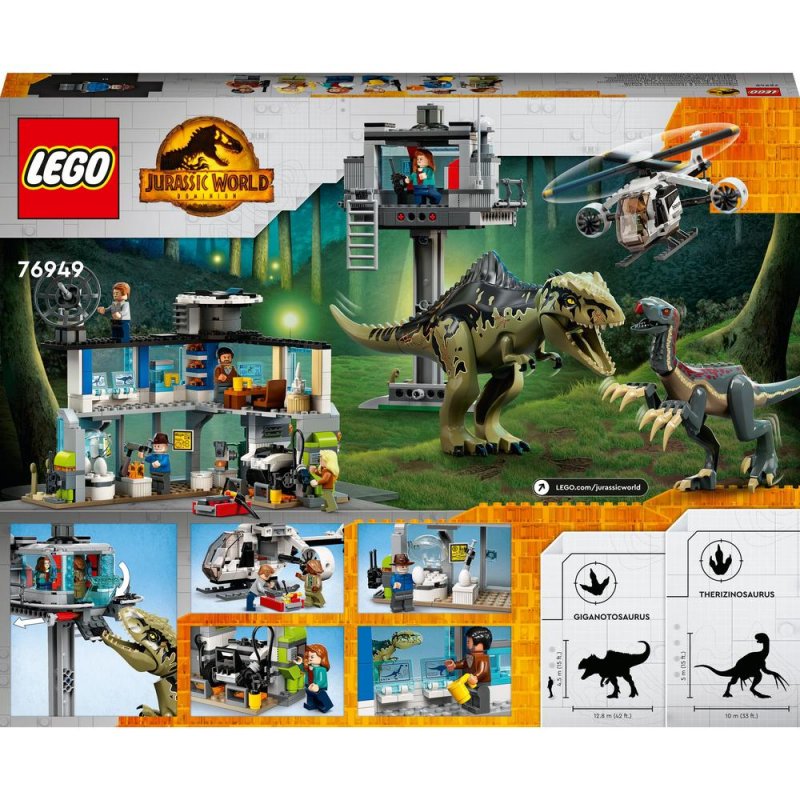 LEGO® Jurassic World™ 76949 Útok giganotosaura a therizinosaura