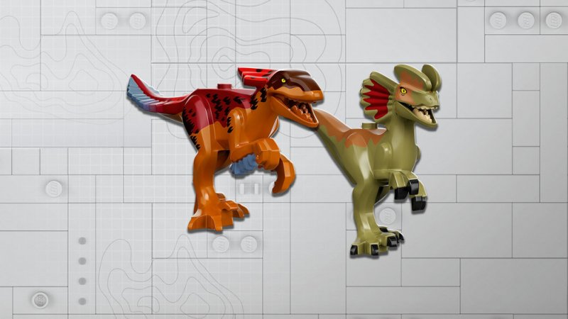 LEGO® Jurassic World™ 76951 Přeprava pyroraptora a dilophosaura