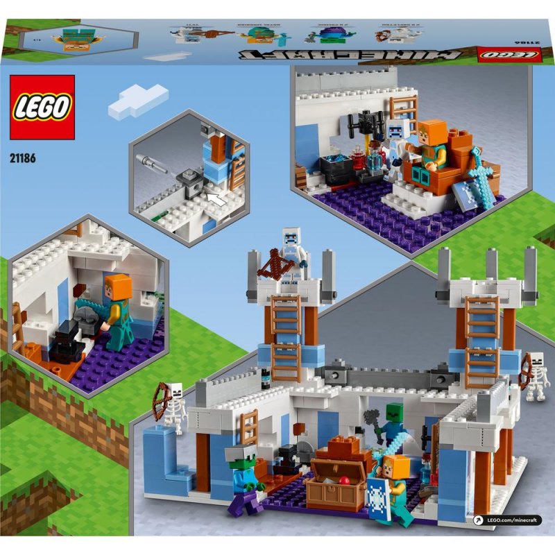 LEGO® Minecraft® 21186 Ledový zámek