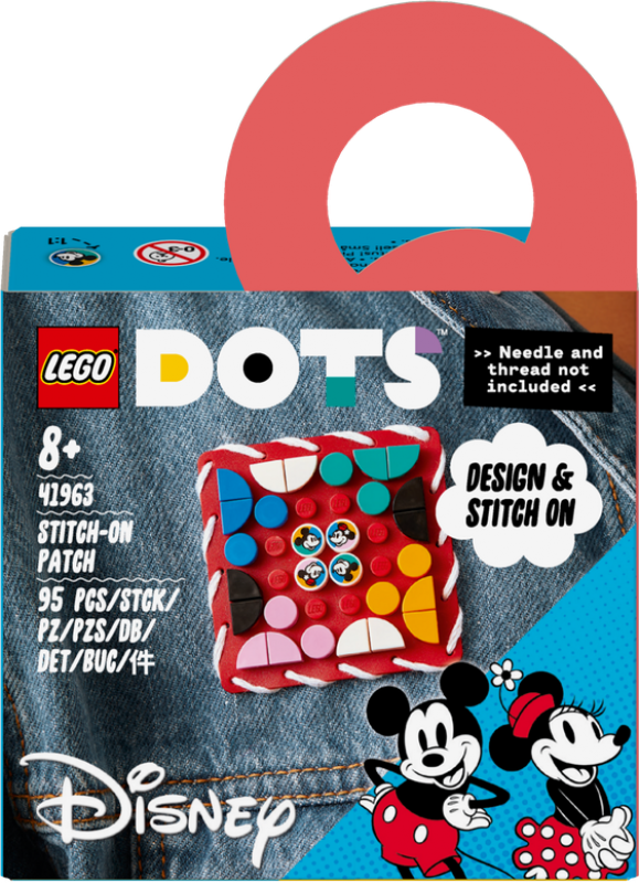 LEGO® DOTS 41963 Nášivka Myšák Mickey a Myška Minnie