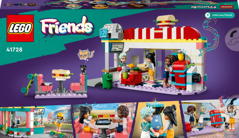 LEGO® Friends 41728 Bistro v centru městečka Heartlake