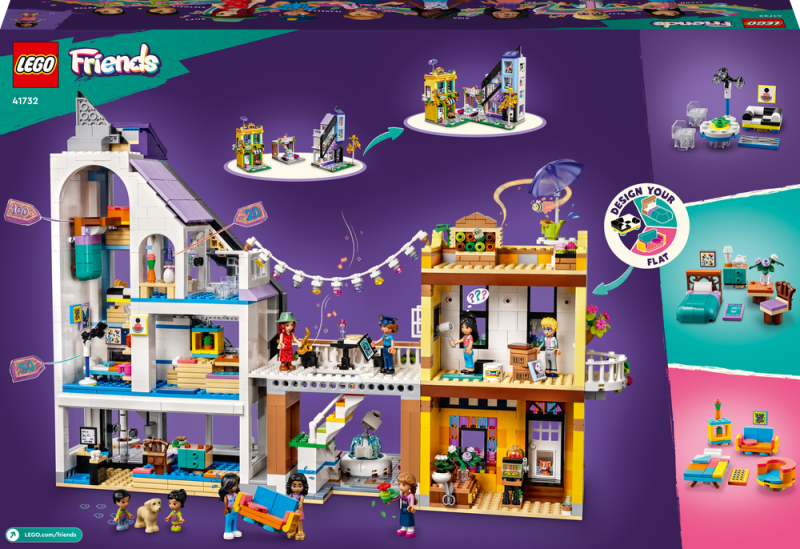 LEGO® Friends 41732 Květinářství a design studio v centru města