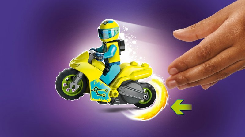 LEGO® City 60358 Kaskadérská kybermotorka