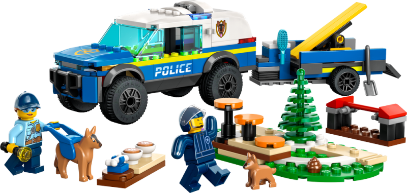 LEGO® City 60369 Mobilní cvičiště policejních psů