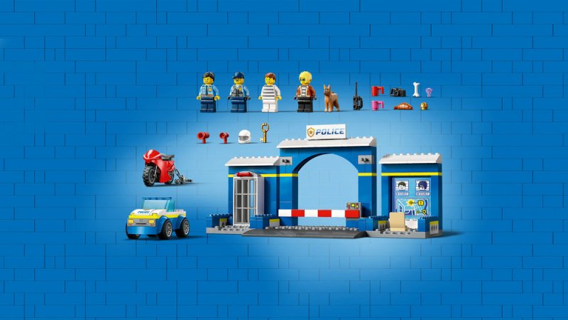 LEGO® City 60370 Honička na policejní stanici