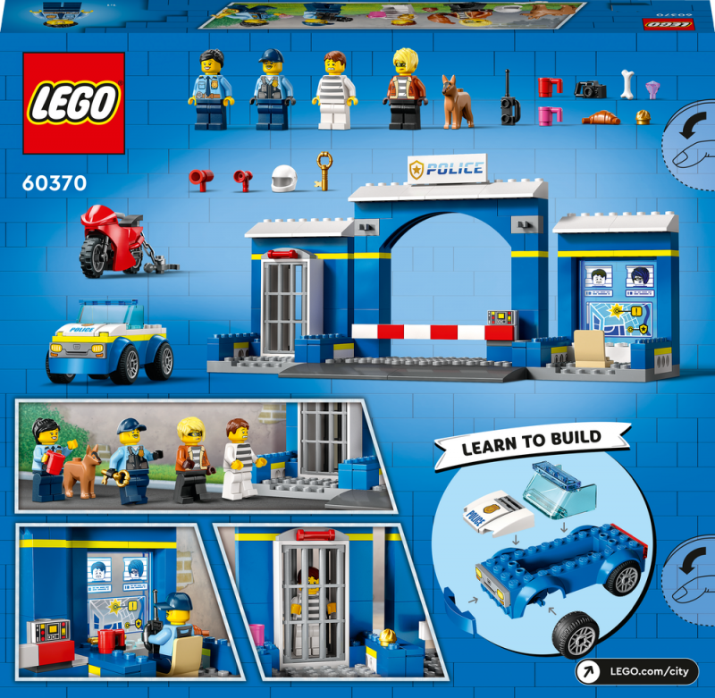 LEGO® City 60370 Honička na policejní stanici