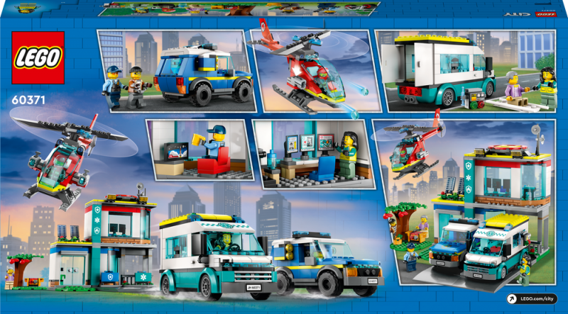 LEGO® City 60371 Zásahová centrála