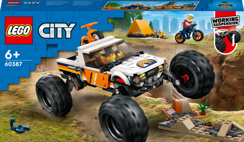 LEGO® City 60387 Dobrodružství s teréňákem 4x4