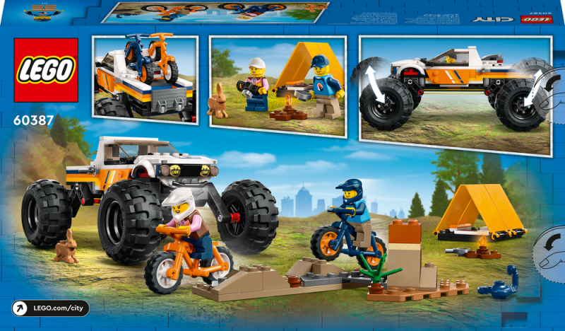 LEGO® City 60387 Dobrodružství s teréňákem 4x4