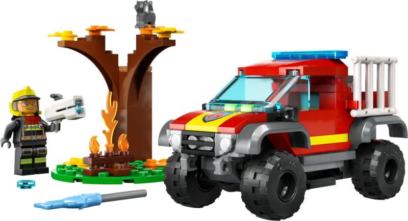 LEGO® City 60393 Hasičský tereňák 4x4