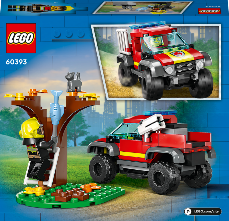 LEGO® City 60393 Hasičský tereňák 4x4