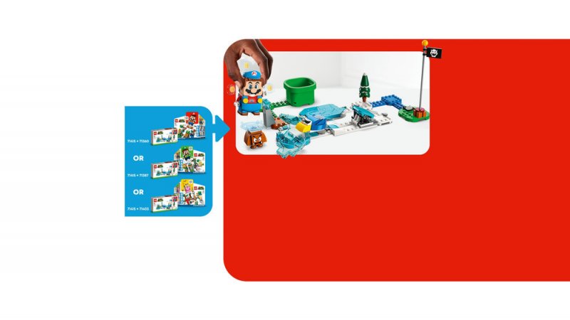 LEGO® Super Mario™ 71415 Ledový Mario a zmrzlý svět – rozšiřující set