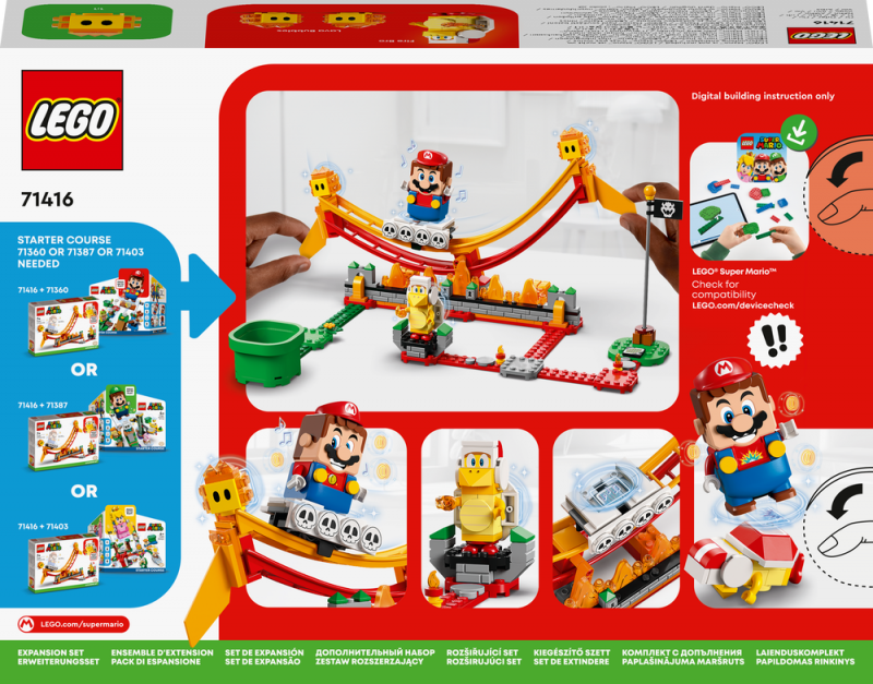 LEGO® Super Mario™ 71416 Lávová vlna – rozšiřující set