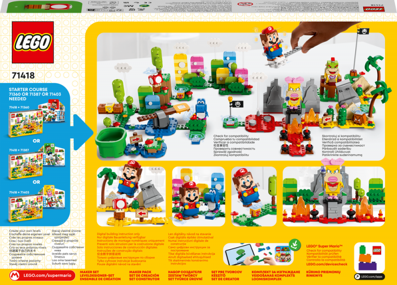 LEGO® Super Mario™ 71418 Tvořivý box – set pro tvůrce