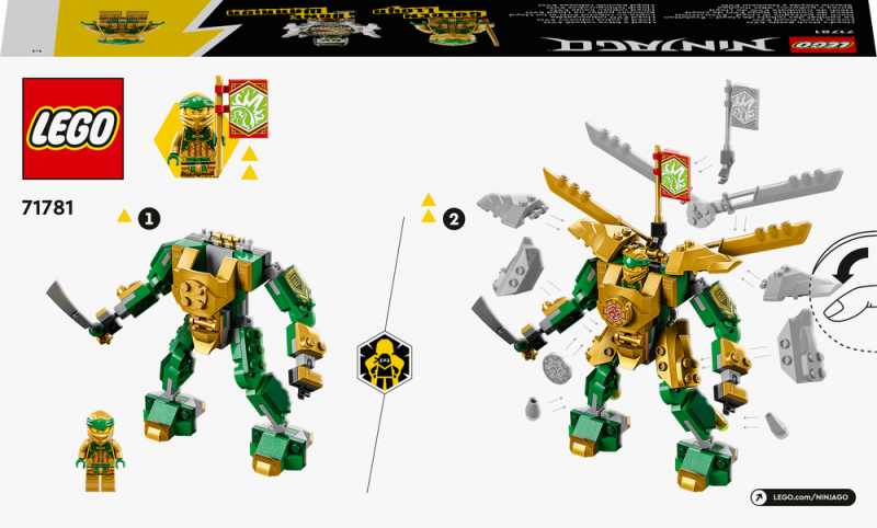 LEGO® NINJAGO® 71781 Lloyd a bitva robotů EVO