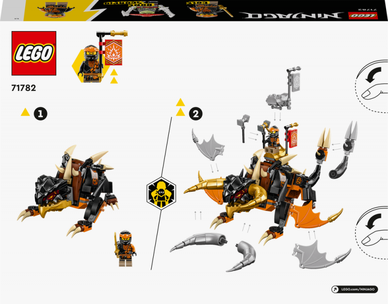 LEGO® NINJAGO® 71782 Coleův zemský drak EVO