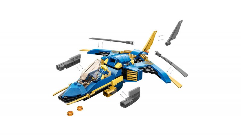 LEGO® NINJAGO® 71784 Jayova blesková stíhačka EVO