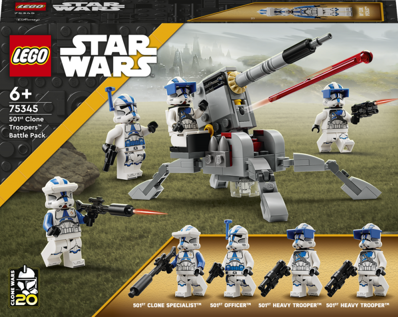 LEGO® Star Wars™ 75345 Bitevní balíček klonovaných vojáků z 501. legie