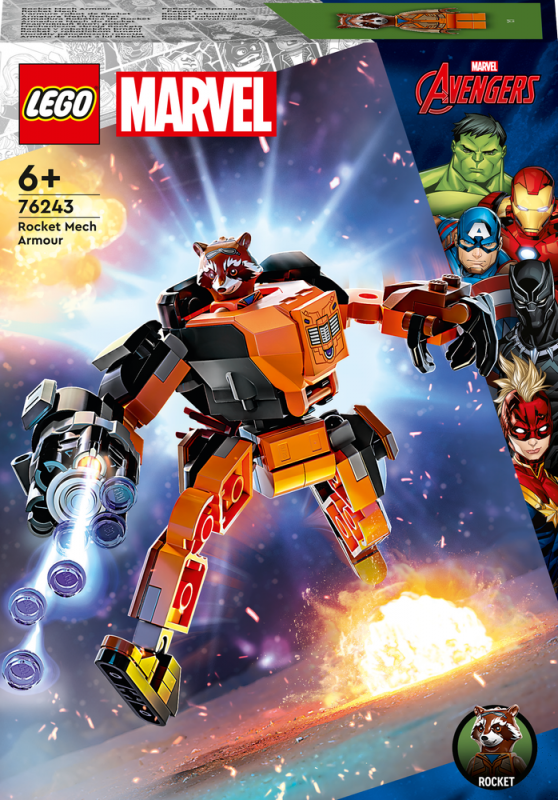 LEGO® Marvel 76243 Rocket v robotickém brnění