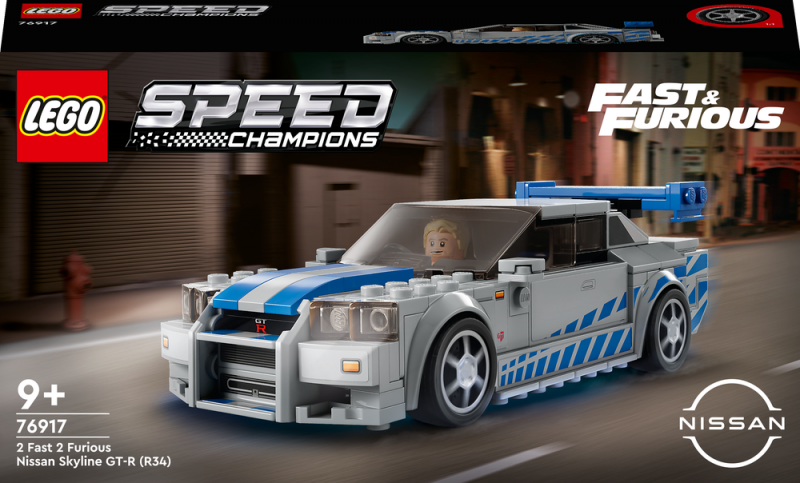 LEGO® Speed Champions 76917 2 Fast 2 Furious Nissan Skyline GT-R (R34)