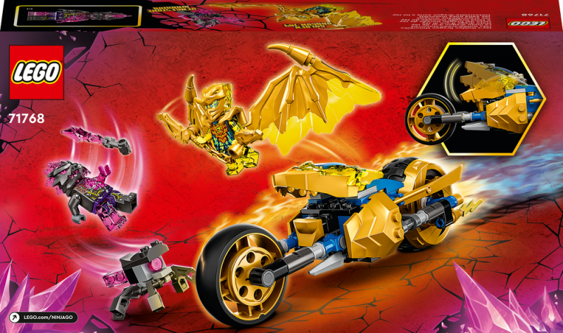 LEGO® NINJAGO® 71768 Jayova zlatá dračí motorka