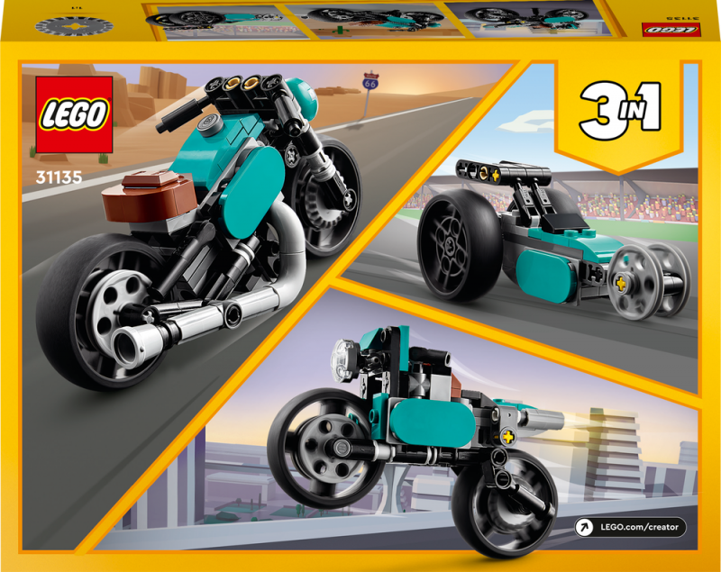 LEGO® Creator 3 v 1 31135 Retro motorka