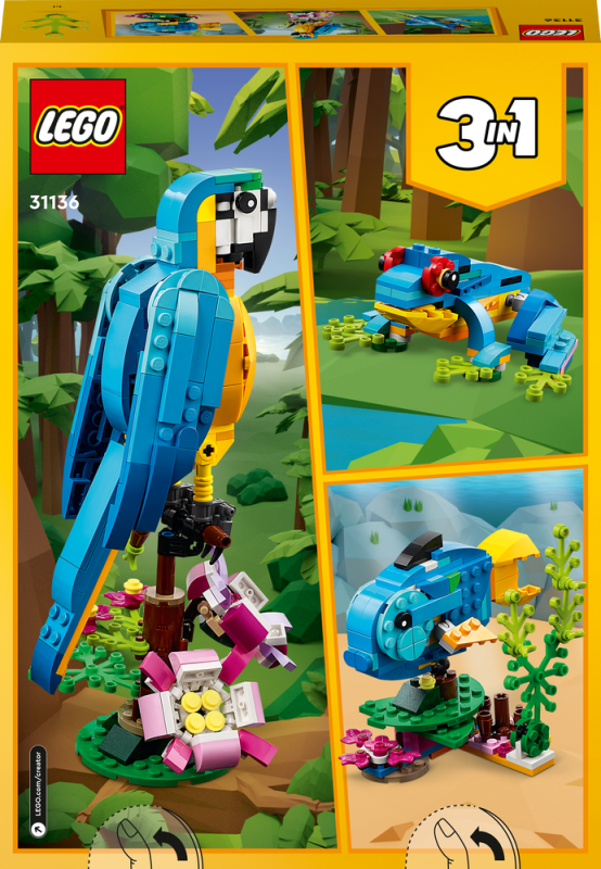 LEGO® Creator 3 v 1 31136 Exotický papoušek