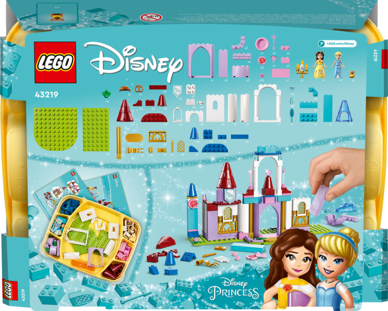 LEGO® │ Disney 43219 Kreativní zámky princezen od Disneyho​