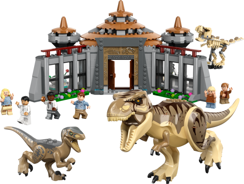 LEGO® Jurassic World™ 76961 Návštěvnické centrum: útok T-rexe a raptora