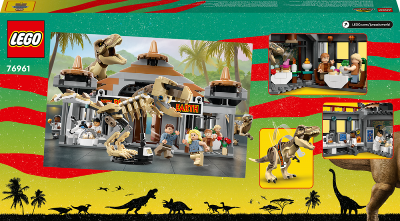 LEGO® Jurassic World™ 76961 Návštěvnické centrum: útok T-rexe a raptora