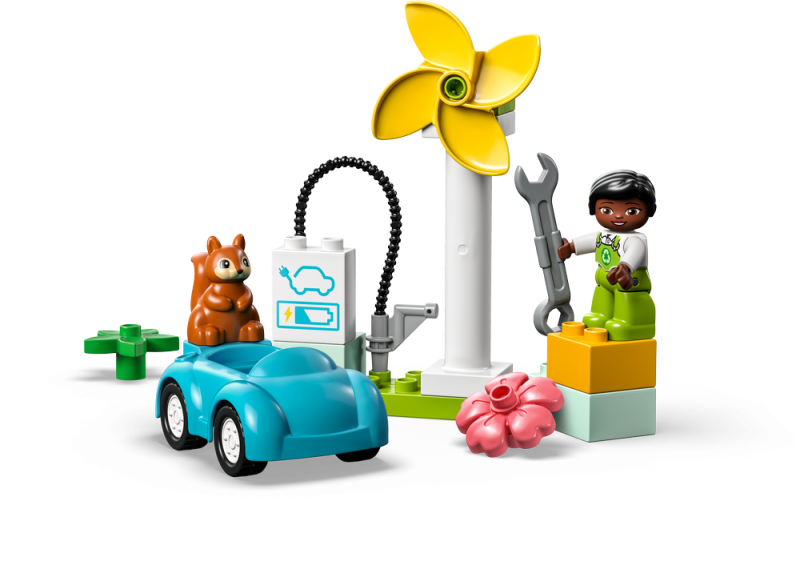 LEGO® DUPLO® 10985 Větrná turbína a elektromobil