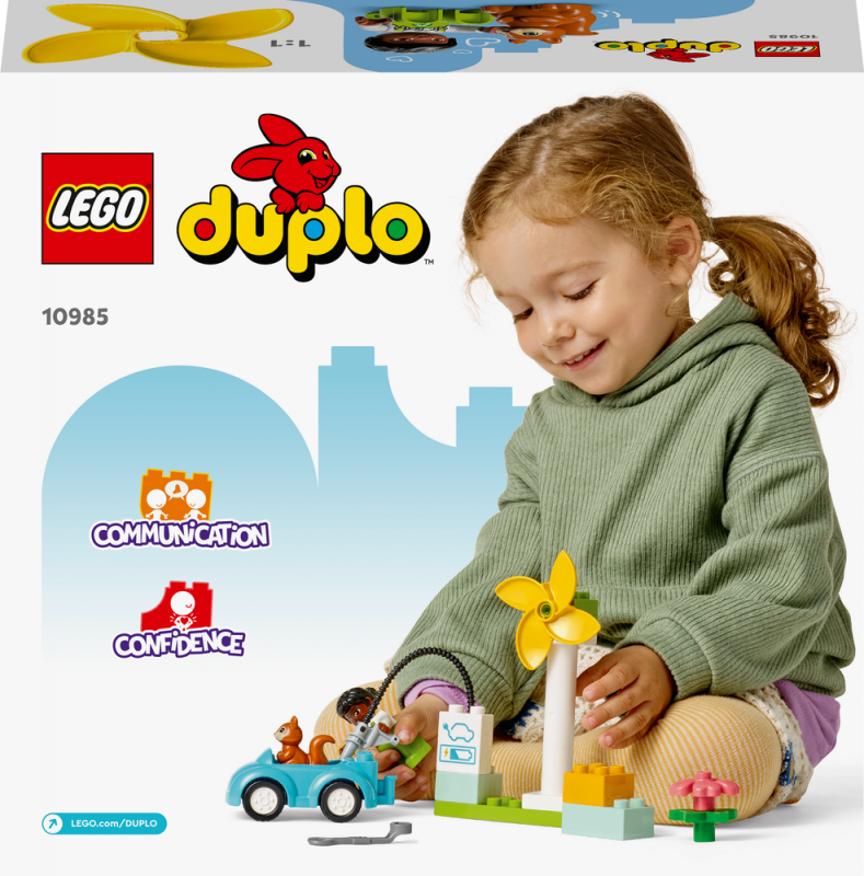 LEGO® DUPLO® 10985 Větrná turbína a elektromobil