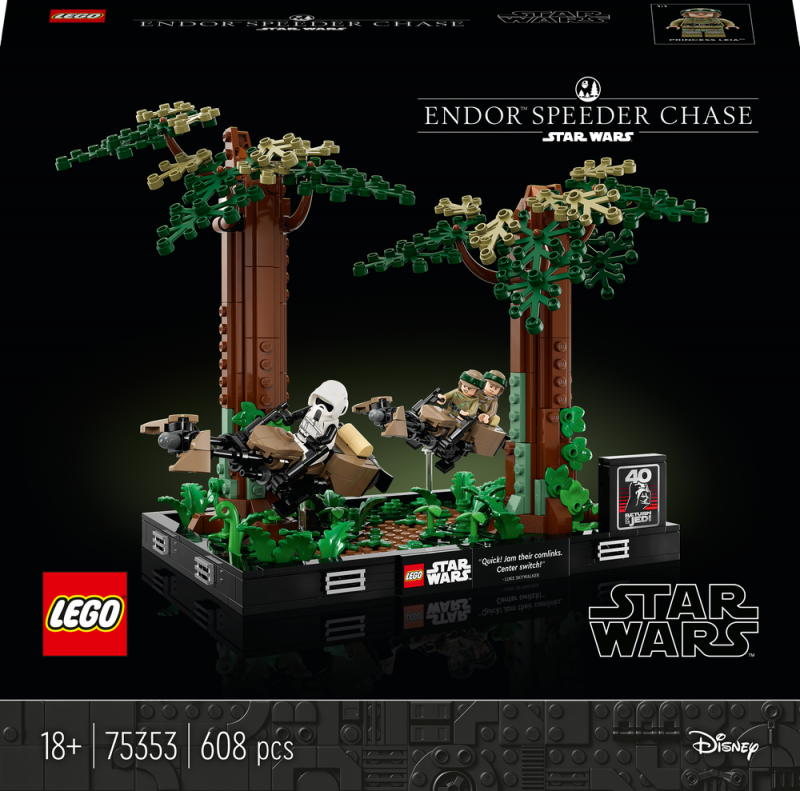 LEGO® Star Wars™ 75353 Honička spídrů na planetě Endor™ – diorama