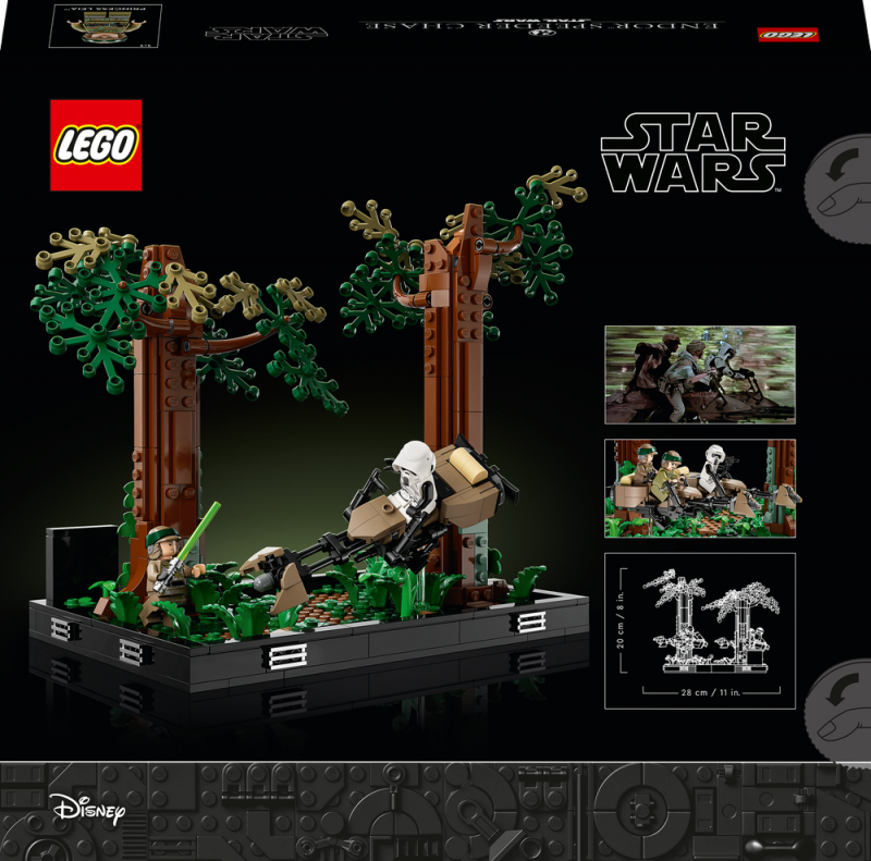 LEGO® Star Wars™ 75353 Honička spídrů na planetě Endor™ – diorama