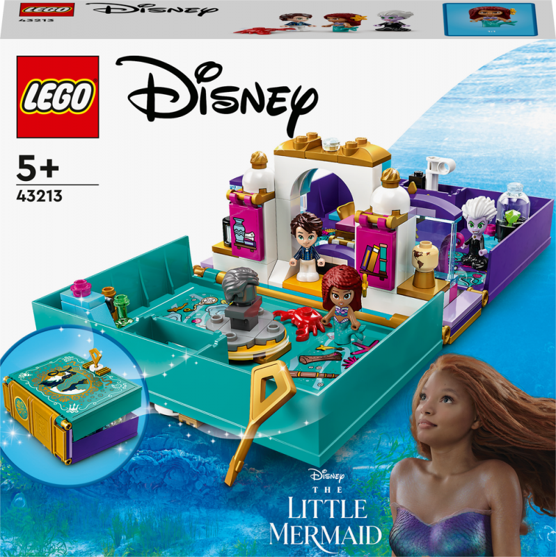 LEGO® │ Disney 43213 Malá mořská víla a její pohádková kniha